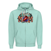 Seafoam Cheer Mom Zipper Hoodie - Bettercallsaul