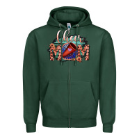 Sports Green Cheer Mom Zipper Hoodie - Bettercallsaul