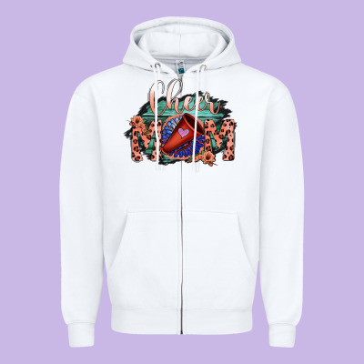 Cheer Mom Zipper Hoodie Designed By Bettercallsaul