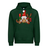 Forest Green joy christmas with gnome bbs Urban Hoodie - BundleAndBundleShop