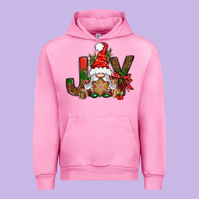Joy Christmas With Gnome Bbs Urban Hoodie Designed By Bundleandbundleshop