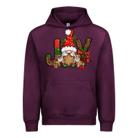 Mauve Wine joy christmas with gnome bbs Urban Hoodie - BundleAndBundleShop