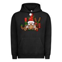 Pigment Black joy christmas with gnome bbs Urban Hoodie - BundleAndBundleShop