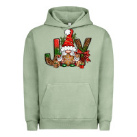 Pigment Oil Green joy christmas with gnome bbs Urban Hoodie - BundleAndBundleShop