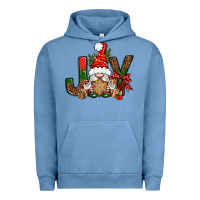 Pigment Pebble Blue joy christmas with gnome bbs Urban Hoodie - BundleAndBundleShop