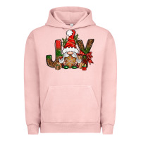 Pigment Salmon joy christmas with gnome bbs Urban Hoodie - BundleAndBundleShop