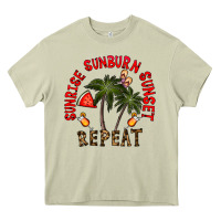 Mossy sunrise sunburn sunnset repeat Heavy Core Tee - CowhideDigitalArt