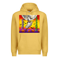 Antique Gold happy halloween Premium Hoodie - TumblerDesignByShophia