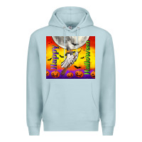 Blue Mist happy halloween Premium Hoodie - TumblerDesignByShophia