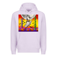 Lilac happy halloween Premium Hoodie - TumblerDesignByShophia