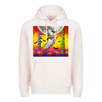 Pale Pink happy halloween Premium Hoodie - TumblerDesignByShophia