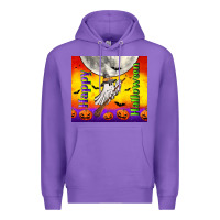Purple happy halloween Premium Hoodie - TumblerDesignByShophia