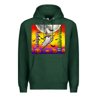 Sports Green happy halloween Premium Hoodie - TumblerDesignByShophia