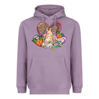 Lavender Easter heart Easter Day Heavyweight Hoodie - HowdyJamesFarm