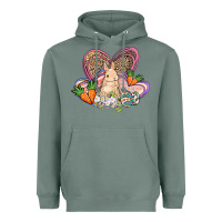 Sage Easter heart Easter Day Heavyweight Hoodie - HowdyJamesFarm