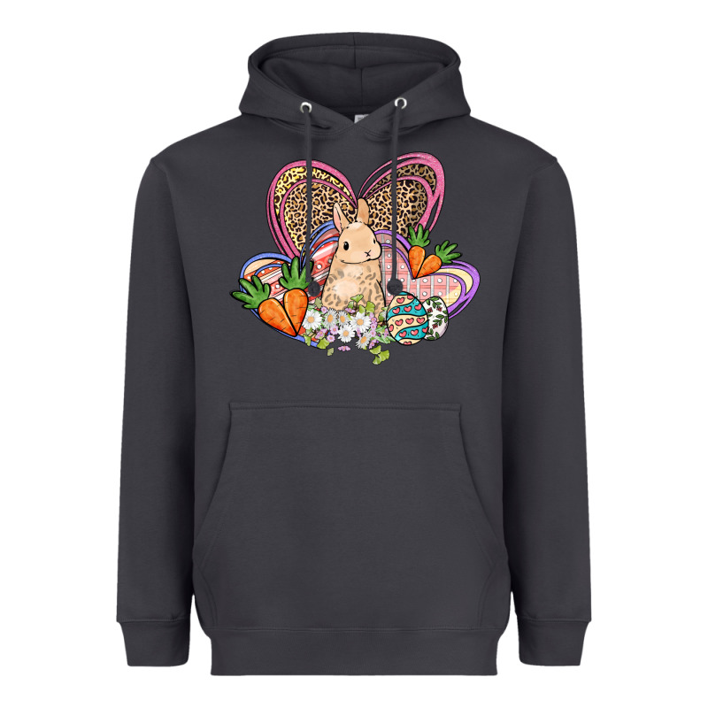 Easter Heart Easter Day Heavyweight Hoodie by HowdyJamesFarm | Teevron