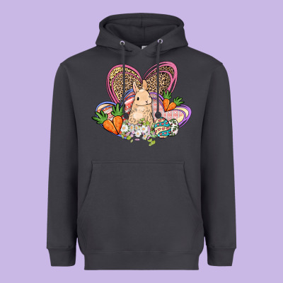 Easter Heart Easter Day Heavyweight Hoodie Designed By Howdyjamesfarm