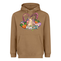 Toasted Coconut Easter heart Easter Day Heavyweight Hoodie - HowdyJamesFarm