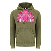 Vintage Olive breast cancer awareness rainbow Vintage Hoodie - Jasminsmagicworld