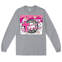 Heather Grey doing my best and letting god Long Sleeve Tee - MaliasSmallBusiness