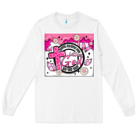 White doing my best and letting god Long Sleeve Tee - MaliasSmallBusiness