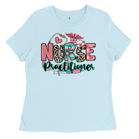 Baby Blue nurse practitioner Ladies Tee - RanaPortraitStore