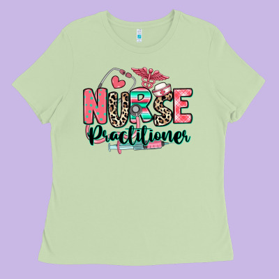 Nurse Practitioner Ladies Tee Designed By Ranaportraitstore