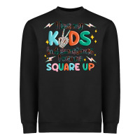 Black i love my kids but sometimes i wanna square up Heavyweight Sweatshirt - MaliasSmallBusiness