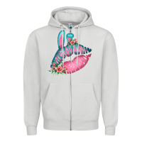 Dove Grey Eared Turquoise Pink Easter Lips Zipper Hoodie - Bettercallsaul