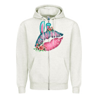 Oatmeal Heather Eared Turquoise Pink Easter Lips Zipper Hoodie - Bettercallsaul