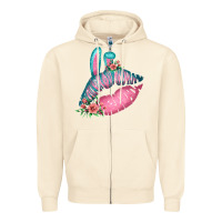 Sandshell Eared Turquoise Pink Easter Lips Zipper Hoodie - Bettercallsaul