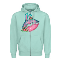 Seafoam Eared Turquoise Pink Easter Lips Zipper Hoodie - Bettercallsaul