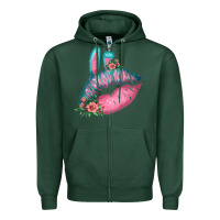 Sports Green Eared Turquoise Pink Easter Lips Zipper Hoodie - Bettercallsaul