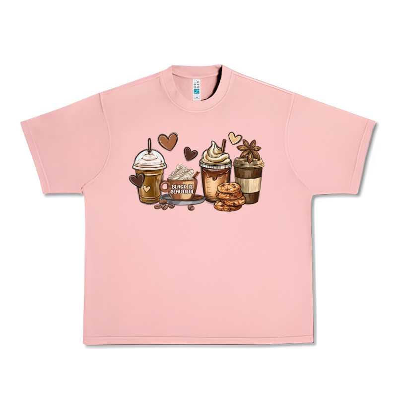 Melanin Afro Coffee Cups Urban Heavy Tee by MaliasSmallBusiness | Teevron