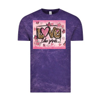 Cloud Purple love like jesus Vintage Tee - MaliasSmallBusiness