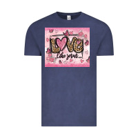 Vintage Denim love like jesus Vintage Tee - MaliasSmallBusiness