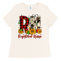 Bone christmas rn registered nurse Ladies Tee - FaDigitalArtStudio