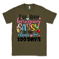 Army Green 100 days of school Classic Tee - MaliasSmallBusiness