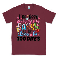 Burgundy 100 days of school Classic Tee - MaliasSmallBusiness