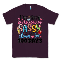 Plum 100 days of school Classic Tee - MaliasSmallBusiness