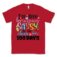 Red 100 days of school Classic Tee - MaliasSmallBusiness