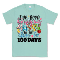 Seafoam 100 days of school Classic Tee - MaliasSmallBusiness