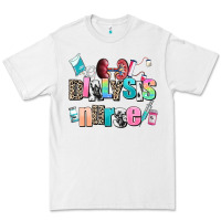 White dialysis nurse Premium Tee - AdoDesignShop