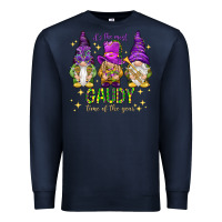 Navy It's the most gaudy time of the year Premium Sweatshirt - HowdyJamesFarm