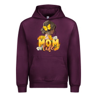 Mauve Wine Mom life Mother's Day Urban Hoodie - FaDigitalArtStudio
