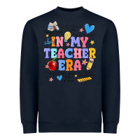 Navy in my teacher era Heavyweight Sweatshirt - MaliasSmallBusiness