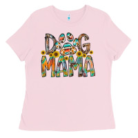 Bubblegum Pink dog mama Ladies Tee - RacoonDesign