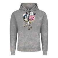 Cloud Rock Cute Holstein Vintage Hoodie - LillyAllenDesigns
