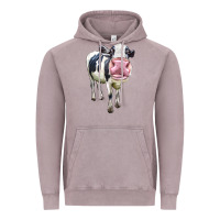 Vintage Zinc Cute Holstein Vintage Hoodie - LillyAllenDesigns