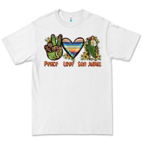 White peace love san judas Premium Tee - JahusDesignShop